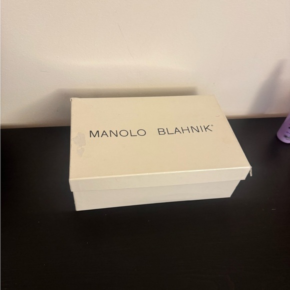 Manolo Blahnik Fuchsia Heels with Silver Embellishments - Picture 2 of 6